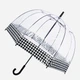 Зонт трость Fulton FULL042 механический Houndstooth-Border/Черный (2900000179769) - изображение 1