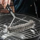 Щетка для очистки гриля BBQ T-образная с ручкой, трехсторонняя, сталь (117572) - изображение 2