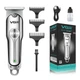Триммер аккумуляторный для волос и бороды VGR V-071 5W silver - изображение 1