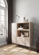 Високий комод см з тумбою, полицями та ящиком Desin 120 Bogart 120x140x40 (DESINKOMODAWYSOKA1202D1SZ) 155566 - зображення 6