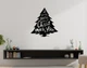 Декоративное панно на стену из дерева Upwood Decor Елка Merry Сhristmas Christmas tree Merry Сhristmas 35 х 37.8 см black - изображение 1