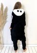 Пижама Кигуруми My Kigu Женская Скелет Хелоуин Черно-белый Размер М 155-165 см (102241) - изображение 3