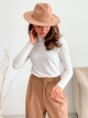 Гольф-водолазка женская ARTKNIT База 4 M Молочная (4823093442115) - изображение 4