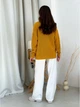 Кардиган с примесью шерсти вязаный женский ARTKNIT Casual 27650 One Size Горчица (4823093442924) - изображение 2