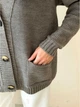 Кардиган с примесью шерсти вязаный женский ARTKNIT Casual 27648 One Size Орех (4823093442948) - изображение 2