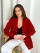 Кардиган с примесью шерсти вязаный женский ARTKNIT Casual 27651 One Size Красный (4823093442917) - изображение 3