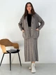 Юбка миди осенняя женская ARTKNIT Жаклин S Орех (4823093443051) - изображение 3