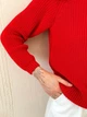 Джемпер женский ARTKNIT Cotton S/M Морковно-красный (4823093443013) - изображение 4