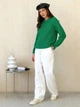 Джемпер женский ARTKNIT Cotton S/M Травяной (4823093442566) - изображение 3