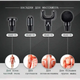 Аккумуляторный массажёр Fascial Gun RF-320 вибрационный мышечный ударный 4 насадки Черный - изображение 4