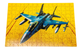 Деревянный пазл фигурный А3 Самолет F16 PuzzleOK 176 деталей - изображение 2