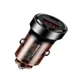 Адаптер в прикурювач Remax RCC338 PD 30W + QC3.0 1USB/1Type-C Чорний Пластик - зображення 1