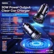 Адаптер в прикурювач Remax RCC338 PD 30W + QC3.0 1USB/1Type-C Чорний Пластик - зображення 2