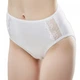 Труси-сліпи жіночі з мікрофібри та мережива великих розмірів Felisiya Lingerie Білий 272-001 4ХL (2000011527013) - зображення 1