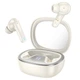Бездротові Bluetooth навушники HOCO Shadow true wireless BT headset EQ6 LED | BT5.3, 40/320mAh, 7h | Milky White - зображення 2