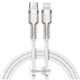 Кабель синхронизации Baseus Cafule Metal Type-C to Lightning PD 20W 2.4А 1m White (CATLJK-A02) - изображение 1