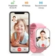Детские смарт часы-телефон Wonlex KT19 PRO Pink для девочки с GPS, вибрацией, мощная батарея 900 мАч - изображение 5