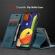 Чохол книжка Caseme з магнітом для Samsung Galaxy A50 A30s зелений гаманець - зображення 2