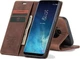 Чохол книжка Caseme з магнітом для Samsung Galaxy S8 Plus кавовий гаманець - зображення 4