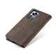 Чехол книжка Caseme с магнитом для Xiaomi Redmi Note 12S кофейный бумажник - изображение 2