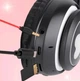 Беспроводные наушники с кошачьими ушками музыкальные блютуз Bluetooth наушники накладные UKC STN 28 Cat фиолетовые - изображение 4