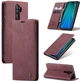 Чехол книжка Caseme с магнитом для Xiaomi Redmi Note 8 Pro бордовый - изображение 2