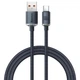 Кабель Baseus Crystal Shine Series Fast Charging Data Cable USB to Type-C 100W 1.2m CAJY000401&nbsp;Black - изображение 1