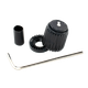 Ручка для потенціометра d'addario PW-LNS-01B Loknob Small Black, Plastic Knob - зображення 1