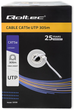 Кабель Qoltec кручена пара UTP - Cat5e мережевий 305 м Grey (5901878503585) - зображення 3