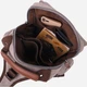 Сумка слинг через плечо мужская тканевая Vintage leather-22442 Серая - изображение 5