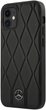 Etui Mercedes Wave Line do Apple iPhone 12 mini Black (3700740484166) - obraz 1