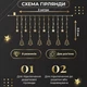Гірлянда штора світлодіодна GarlandoPro 1733072Y зірка та ялинка 120LED 3х0,9 м 8 режимів Жовтий - зображення 5