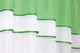 Кухонная гардина VR-Textil № 036к арка белый с темно-салатовым 280х170 см (52-0362) - изображение 4