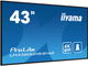 Монітор 43" iiyama ProLite LH4360UHS-B1AG - зображення 2