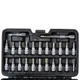 Набор торцевых головок с трещоткой 1/4″ 46 предметов Vitals Master (29-56-186167) - изображение 6
