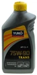 Олія YUKO TRANS 75W-90 SAE API GL-4 1л - зображення 1