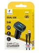 Автомобильное зарядное устройство SkyDolphin SZ18V (2USB, 3.4A) Black (AZP-000101) + кабель microUSB - изображение 2