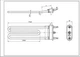 Тен для стиральной машины Ariston C00087188 TZO 170-SG-1800 Thermowatt L=170mm 1800W - изображение 6