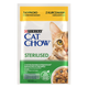 Влажный корм Purina Cat Chow для стерилизованных взрослых котов, курица с баклажанами. Нежные кусочки в желе 78шт*85г - изображение 6