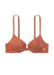 Бюстгалтер женский с пуш-апом в горошек Victoria's Secret Бежевый А-349 32DD/70E - изображение 3
