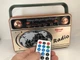 Радіоприймач Bluetooth акумуляторний з пультом управління радіо Kemai (РЕТРО-503-BT) з ручкою - зображення 2