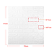 Декоративная 3D панель Sticker Wall самоклейка Мраморная плитка 700x770x4мм (192) SW-00000529 - изображение 3