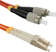 Оптичний патч-корд Qoltec LC/UPC - FC/UPC Multimode 50/125 OM2 Duplex 1 м Orange (5901878540559) - зображення 1