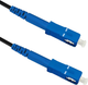 Patchcord światłowodowy Qoltec SC/PC - SC/PC Singlemode Message Simplex 50 m Czarny (5901878542188) - obraz 1