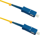 Patchcord światłowodowy Qoltec SC/UPC - SC/UPC Singlemode 9/125 G652D Simplex 2 m Żółty (5901878542980) - obraz 1