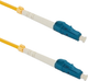 Patchcord światłowodowy Qoltec LC/UPC - LC/UPC Singlemode 9/125 G652D Simplex 10 m Żółty (5901878543284) - obraz 1