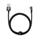 Кабель Baseus MVP 2 Elbow-shaped Fast Charging Data Cable USB to Lightning 2.4A 1m CAVP000001 Black - изображение 1