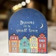 Вечный календарь "Dreams in a small town. Цветные домики", размер 160х140х60 мм - изображение 2