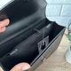 Маленькая женская сумочка клатч под рептилию из эко-кожи черная змея на цепочке для вечеринок и выходов - изображение 2