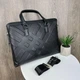 Качественная кожаная сумка портфель для документов мужская женская, деловой портфель натуральная кожа - зображення 8